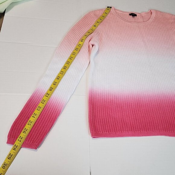 Talbots Petite cotton ombre sweater sz MP women - Picture 7 of 9